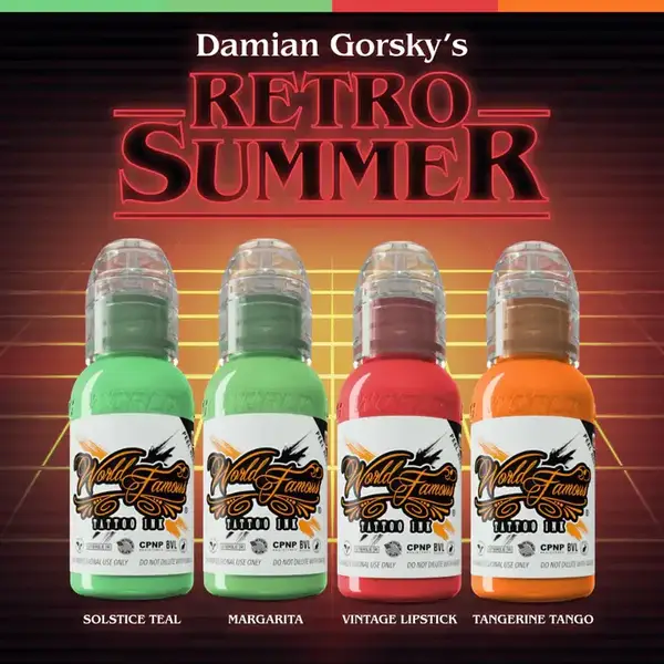 Набір фарб Damian Gorski Retro Summer World Famous 30ml. (30 мл.) 8298