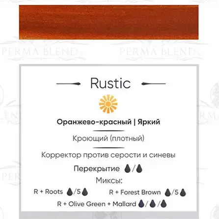 Пігмент для татуажа Rustic Perma Blend 18864