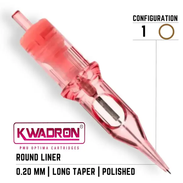 Картриджи PMU KWADRON 1 Round Liner (0.20) (1 шт.) купить недорого в Украине, фото 522