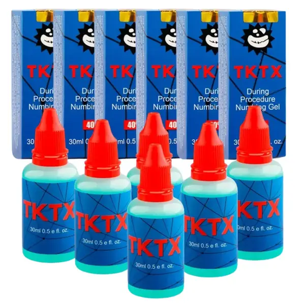 Охлаждающий тату гель TKTX 40% Blue купить недорого в Украине, фото 38580