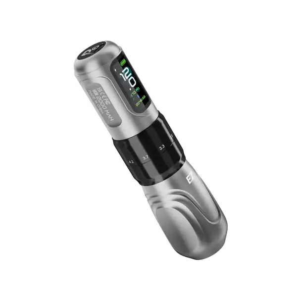 Бездротова тату машинка EZ P6 Silver Gradient 48746