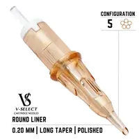 5 Round Liner EZ VSelect ( 0.20 ) Контурні картриджі - 20 Картриджів (Упаковка) 5 Round Liner EZ VSelect ( 0.20 ) Контурні картриджі - 20 Картриджів (Упаковка)