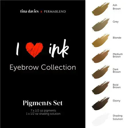 Набор для татуажа Tina Davies Eyebrow Set купить недорого в Украине, фото 18911