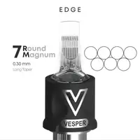 Тату картриджі VESPER EDGE 7RM 0.30 Round Magnum Long Taper - 1 Картридж купить