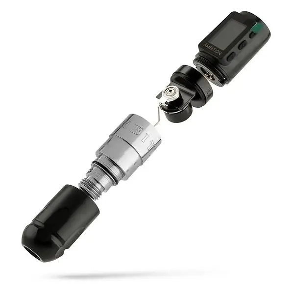 Беспроводная модульная тату машинка VIBE MAX AMBITION Silver купить недорого в Украине, фото 39710