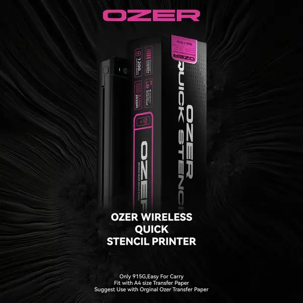 Бездротовий термо тату принтер OZER OZER Wireless Quick Stencil Bluetooth Printer 40597