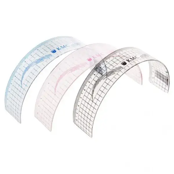 Лінійка для брів універсальна рожева 24386