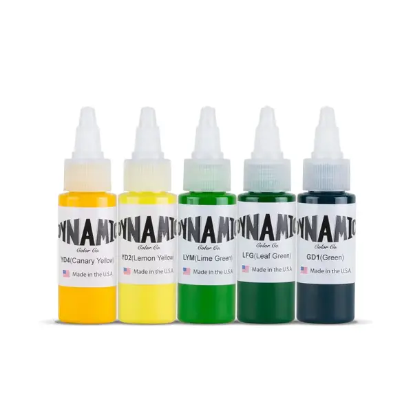 Набір тату фарб Dynamic Jungle Color Set - 30 ml 19748