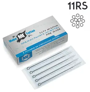 Тату иглы 11 Round Shader (Окраска) MakeTattoo (5 Игл) Тату иглы 11 Round Shader (Окраска) MakeTattoo (5 Игл) купить