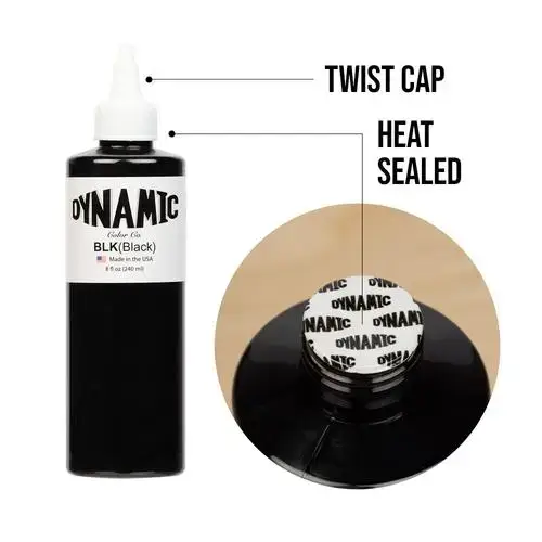 Тату фарба Dynamic Black BLK (60 мл.) 229