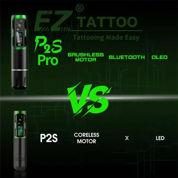 Бездротова тату машинка EZ Portex Gen2S PRO Silver 48640