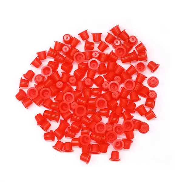 Колпачки под краску 13мм. красные (50 шт) купить недорого в Украине, фото 33573