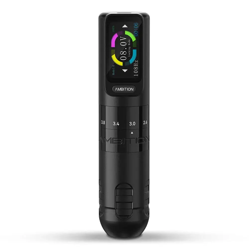 Беспроводная модульная тату машинка Ambition Zetton 2 Black купить