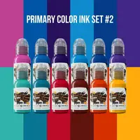 Набор красок World Famous Primary Color Ink Set #3 (30 мл.)