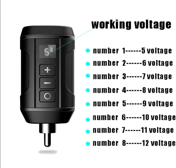 Беспроводной блок питания Ambition Ninja Black RCA батарея купить недорого в Украине, фото 21045