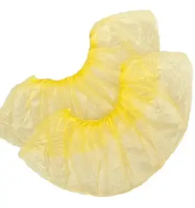 Бахилы из полиэтилена желтые – 50 пар (Упаковка) купить