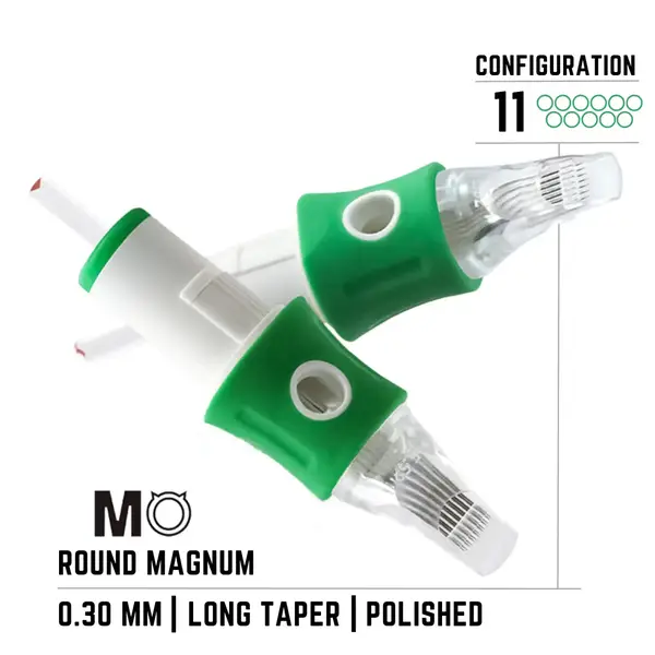 11 Round Magnum MO GEN2 ( 0.30 ) Для теней и окраски картриджи - 1 Картридж купить недорого в Украине, фото 20386