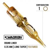 1 Round Liner KWADRON Textured ( 0.35 ) Контурные картриджи (1 Картридж) купить