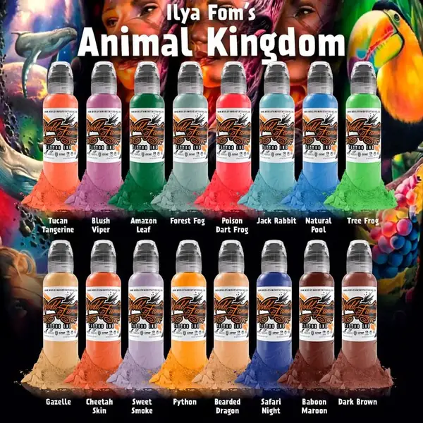 Набір фарб Ilya Fom'S Animal Kingdom 30ml World Famous (30 мл.) 46