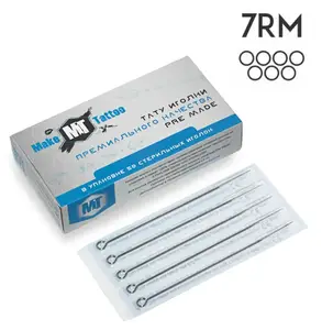 Тату иглы 7 Round Magnum ( Для теней и окраски ) MakeTattoo (5 Игл) Тату иглы 7 Round Magnum ( Для теней и окраски ) MakeTattoo (5 Игл) купить