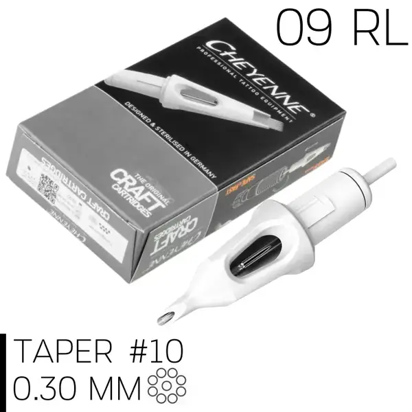 Картриджи 9 Round Liner Cheyenne Craft White (Контур и точка) (1 Картридж) купить недорого в Украине, фото 497