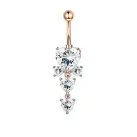 Сережка Belly Button Gold SSP163-5 (пупок)