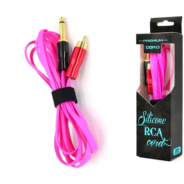 Кліп корд RCA Snake King Pure Silicone RCA AVA Pink 11803