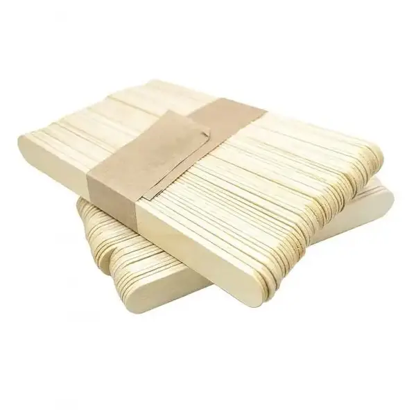 Шпателі для вазеліну дерев'яні 50 шт (50 шт. Упаковка) 38382