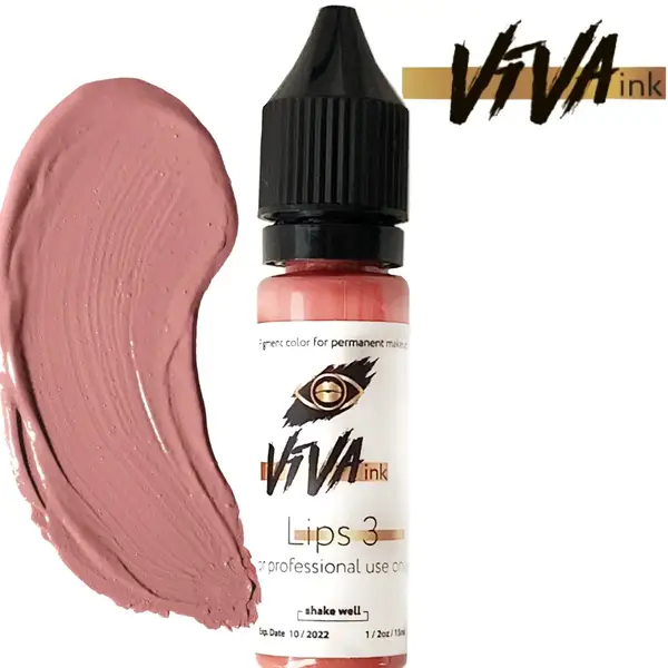 Уцінка Пігмент Viva Lips 3 для перманентного макіяжу 12/24 (6 мл.) 20883