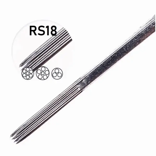 Тату голки Round Shader 18 ( Зафарбування, тени ) (5 Голок) 98