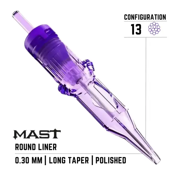13 Round Liner MAST PRO ( 0.30 ) Контурні картриджі - (1 шт.) 20627