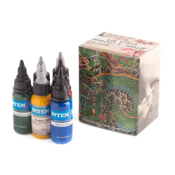 Набір фарб Dragon Color Tattoo Ink Set Intenze (30 мл.) 2206