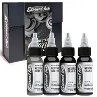 Набір тату фарб Neutral Gray Set Eternal (60 мл.) Набір тату фарб Neutral Gray Set Eternal (60 мл.)