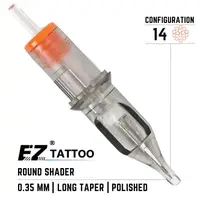 14 Round Shader EZ Revolution ( 0.35mm ) Зафарбування (20 Картриджей (Упаковка)) 14 Round Shader EZ Revolution ( 0.35mm ) Зафарбування (20 Картриджей (Упаковка))