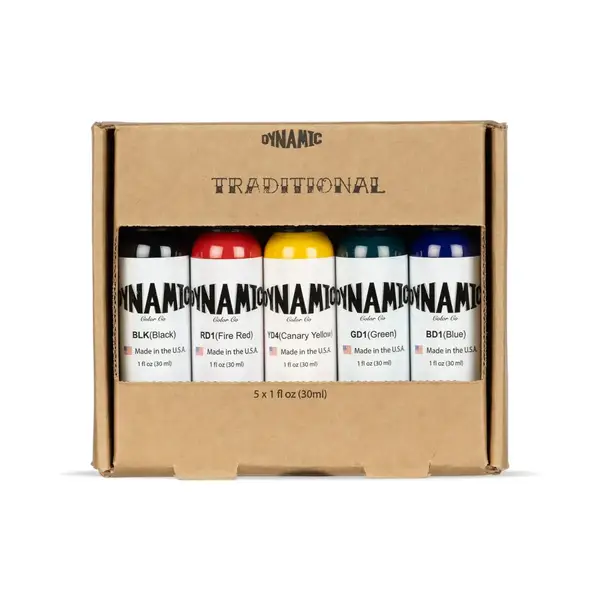 Набір тату фарб Dynamic Tradition Color Set - 30 ml 19746