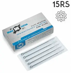 Тату иглы 15 Round Shader (Окраска) MakeTattoo (5 Игл) купить