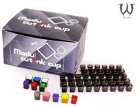 Ковпачки під фарбу платинові блокові (50 шт)