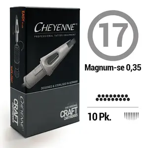 Картриджи 17 Round Magnum Cheyenne Craft White (Окраска и тени) (10 картриджей (Упаковка)) купить