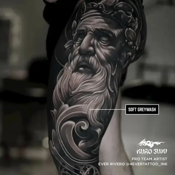 Тіньова тату фарба GreyWash Soft KuroSumi Ink 45мл 44626