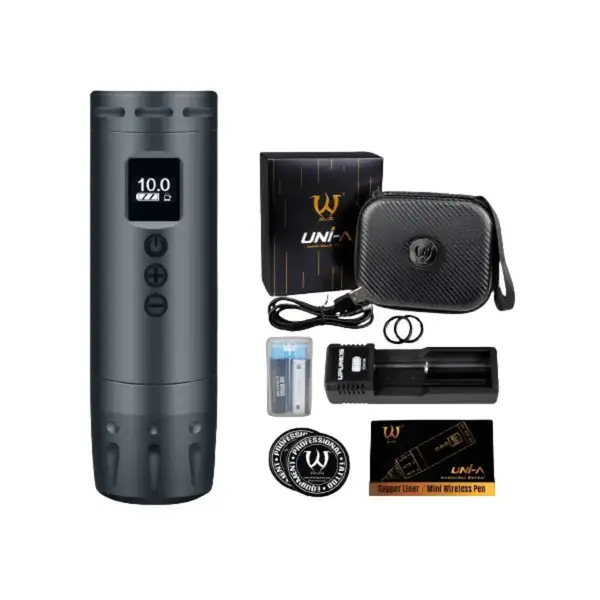 Беспроводная модульная тату машинка UNI A AVA Rotary Grey купить недорого в Украине, фото 39545