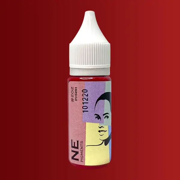 Уценка пигмент NE Pigments &quot;202 Рубиин для губ&quot; (5 мл.) купить недорого в Украине, фото 1344