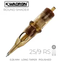 9 Round Shader KWADRON (0.25) Окраска Картриджи - 20 картриджей Упаковка купить
