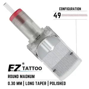 49 Round Magnum EZ Revolution ( 0.30mm Для теней и окраски ) (1 Картридж) 49 Round Magnum EZ Revolution ( 0.30mm Для теней и окраски ) (1 Картридж) купить