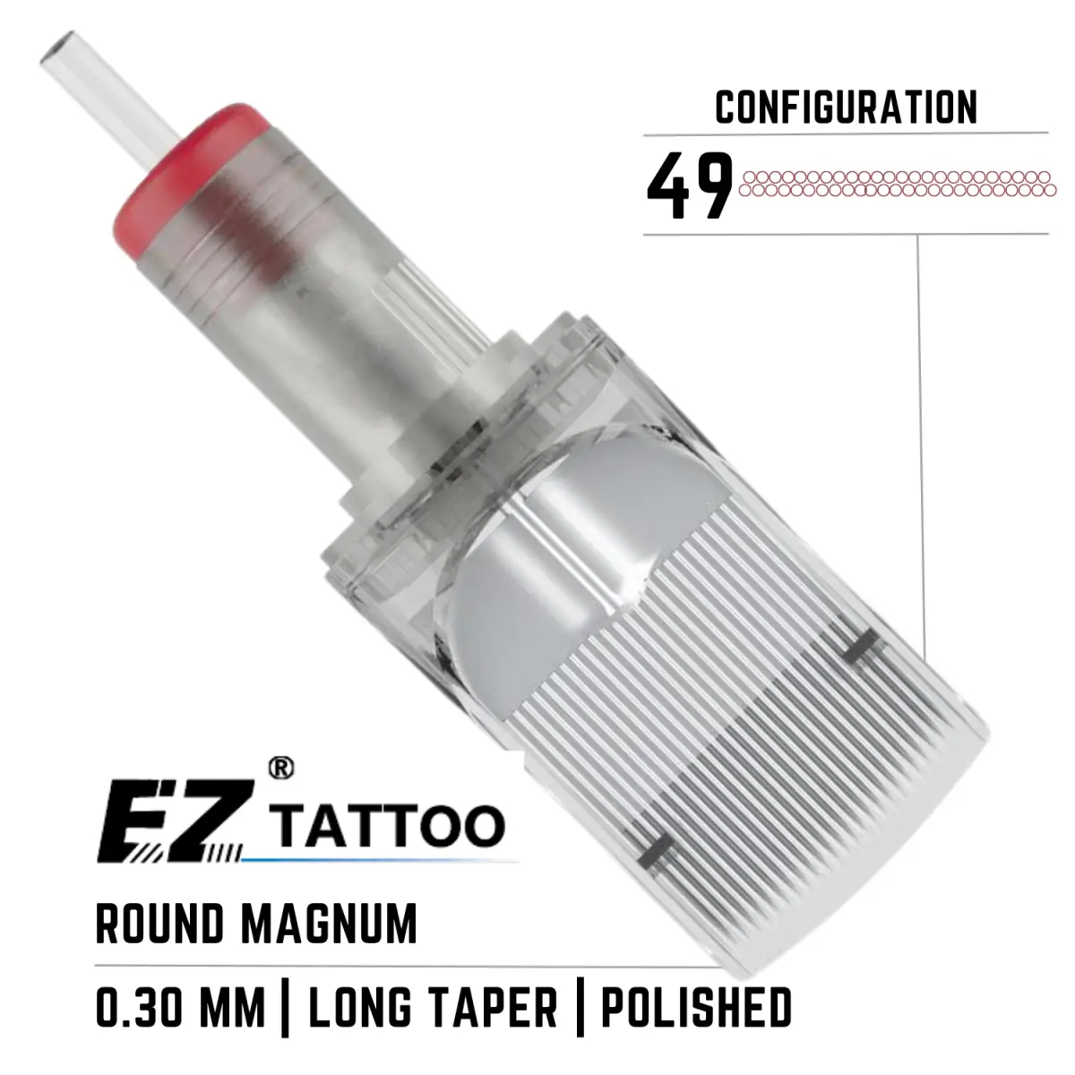 49 Round Magnum EZ Revolution (0.30mm Для теней и окраски) (1