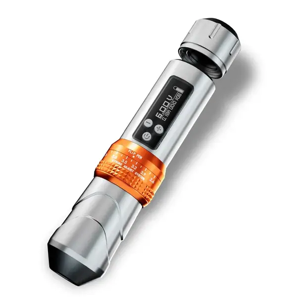 Бездротова модульна тату машинка BRONC X1 SILVER by Hummingbird 40281