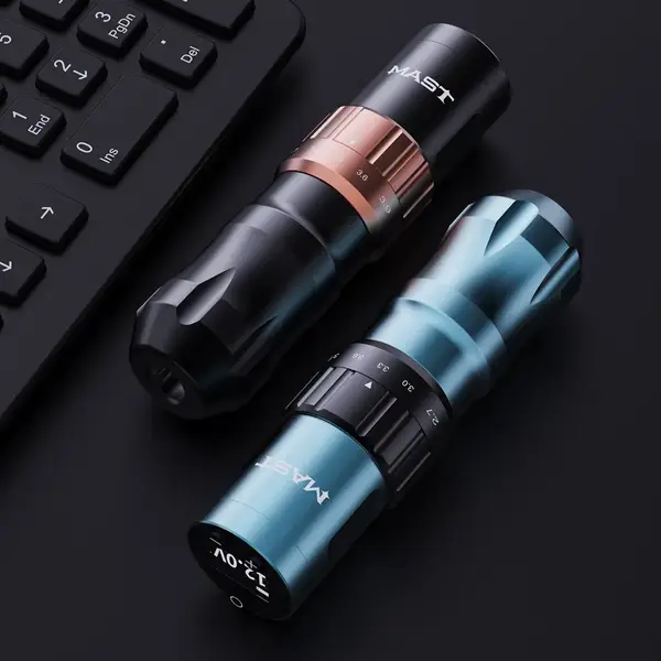 Беспроводная тату машинка Mast Fold V2 Blue купить недорого в Украине, фото 37228