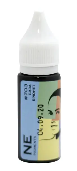 Пигмент NE Pigments "703 База PRO брюнет" от Елены Нечаевой (15 мл.) купить недорого в Украине, фото 11989