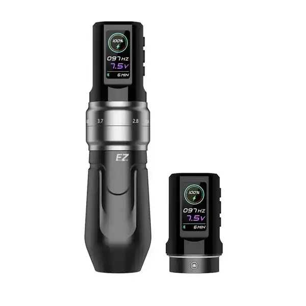 Бездротова тату машинка EZ P3 Pro Wireless Matte Silver 48596