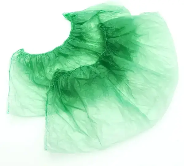 Бахіли із поліетилену зелені 19955