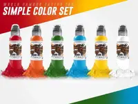 Набір фарб World Famous Simple Color 6 Set (30 мл.)